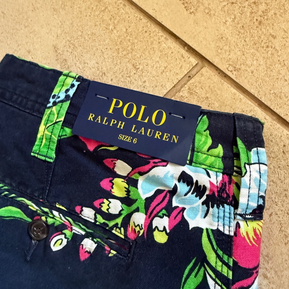 Polo Ralph Lauren Floral Women's Shorts size 6 new with tags - Picture 4 of 6